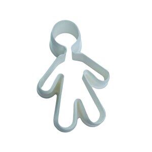 Gingerbread Man Cookie Cutter For Baking & Holiday Fun 3.5 inch Push Through